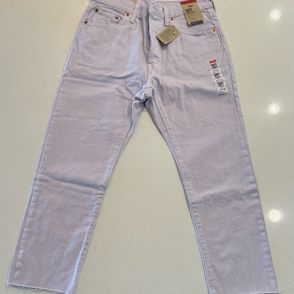 Levi's Denim - NWT Levi's Women’s Light Purple 501 Original Straight Leg Jeans  29x26